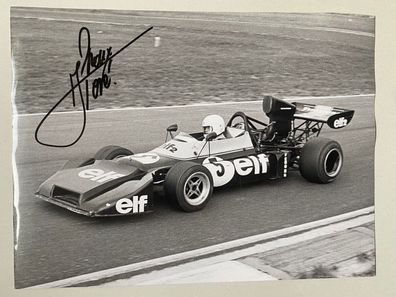 Rene Arnoux - Formel 1 - original Autogramm - Großfoto 20 x 15 cm