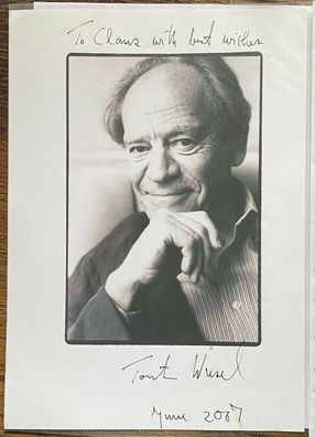 Torsten Nils Wiesel - Nobelpreis Medizin 1981 - original Autogramm