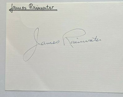 Leo James Rainwater - Nobelpreis Physik 1975 - original Autogramm