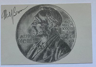 Michael Stuart Brown - Nobelpreis Medizin 1985 - original Autogramm -15 x 10 cm