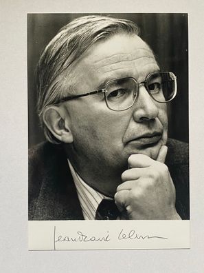Jean-Marie Lehn - Nobelpreis Chemie 1987 - original Autogramm - 15 x 10 cm