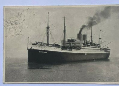 Deutsche Seepost Linie Hamburg New York 1925 - Schiff Deutschland