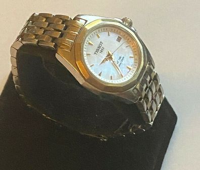 Tissot PRC 100 Perlmuttblatt - Damen Armbanduhr - Quartz - Werk läuft