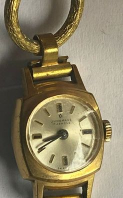 Junghans - seltene Vintage Armbanduhr - Damen - Handaufzug - Werk läuft