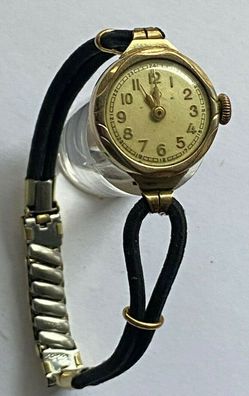 Vintage Damenuhr um 1900 - Handaufzug - elegantes Design - Werk läuft