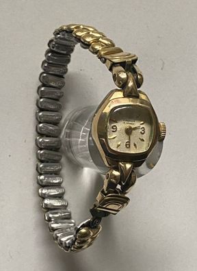Junghans 17 Jewels - Antike Uhr Damen - Handaufzug - Werk läuft