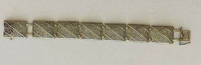 Armband Antik 835er Silber Durchbrucharbeit - feine Juwelliersarbeit - 19 cm