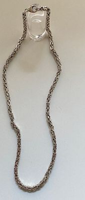Schwere Halskette Juwelliersarebit - 835er Silber - 50 cm - Gewicht 33 Gramm