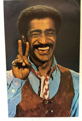 Sammy Davis Jr. - Musik - original Autogramm Rückseitig - Größe 14 x 9 cm