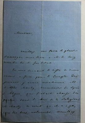 Albert de Broglie - Politiker ( 1821 - 1901 ) - original signierter Brief