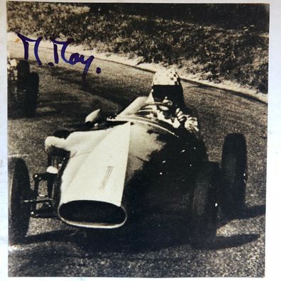 Michael May - Formel 1 - original Autogramm - Größe 12 x 12 cm