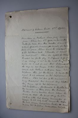 Ship Bertha - Offiziers Statements 1878 - seltene schriftliche Dokumente