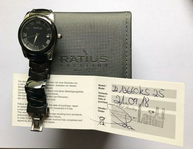Ratius Quartz - Armbanduhr Herren inkl. Box und Papieren - Batterie neu