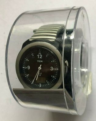 Armbanduhr Herren TCM Quarz - Funktioniert - mit orig. Plastikverpackung
