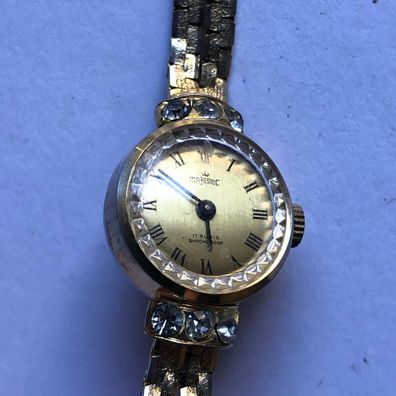 Majestic - Mechanisch - Damen - Vintage Armbanduhr - Werk läuft