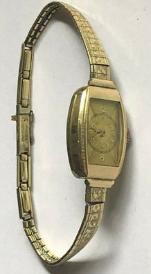 Anker R W - Vergoldet - seltene Vintage - Damen Armbanduhr - Werk läuft