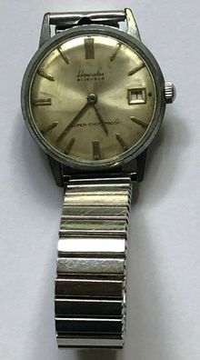 Hercules - seltene Vintage - Armbanduhr Herren Handaufzug - Werk läuft
