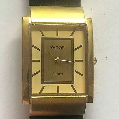 Yador - Quartz - Herren Armbanduhr - Batterie neu - Werk läuft