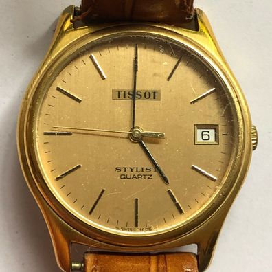 Tissot Stylist Quartz - Datumsanzeige - Armbanduhr Herren - Werk läuft an