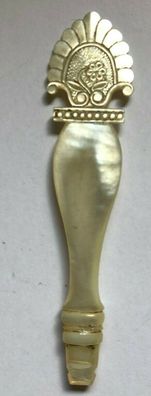 Biedermeier - seltener Perlmuttgriff um 1820 - 11 cm
