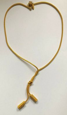 Hübsche , hochwertige Kette Goldfarbend - Modeschmuck - Länge geschlossen 36 cm