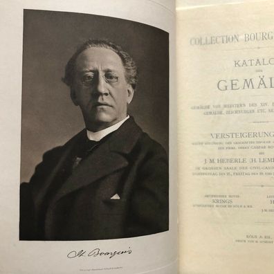 Collection Bourgeois Frères - Versteigerung zu Köln - Schauberg, Köln a. Rh 1904
