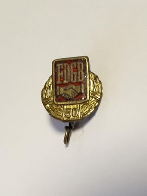 DDR Abzeichen Für 50 Jahre FDGB Mitgliedschaft
