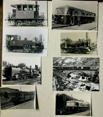 Lok / Lokomotive - 87 Originale und Repro-Aufnahmen - viele seltene Motive
