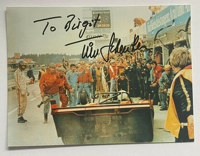 Tim Schenken - Formel 1 - original Autogramm - Größe 17 x 12 cm
