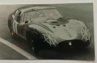 Stirling Moss - Formel 1 - original Autogramm - Größe 14 x 9 cm