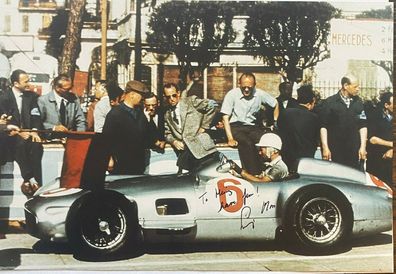 Stirling Moss - Formel 1 - original Autogramm - Großfoto 30 x 20 cm