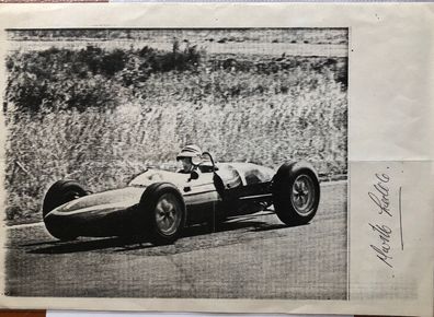 Neville Lederle - Formel 1 - original Autogramm - Größe 30 x 20 cm