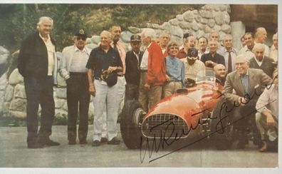 Maurice Trintignant - Formel 1 - original Autogramm - Größe 17 x 10 cm