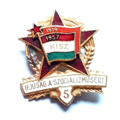 Abzeichen Ungarn Jugend für den Sozialismus 1919-1957