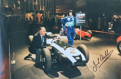 Jack Brabham - Formel 1 - original Autogramm - Großfoto 30 x 20 cm