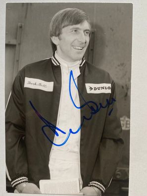 Derek Bell - Formel 1 - original Autogramm - Größe 16 x 10 cm