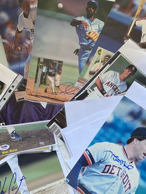 25 Autogramme US Baseball - viele seltene top Stücke - 17 Großfotos -siehe Liste