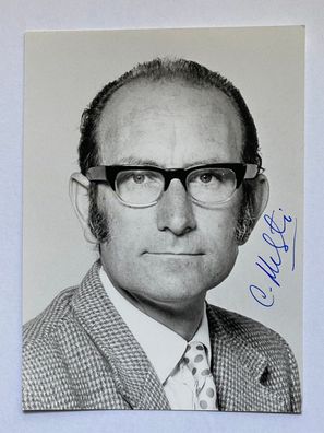 Cesar Milstein - Nobelpreis Medizin 1984 - original Autogramm -15 x 10 cm