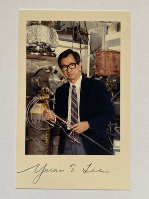 Yuan T. Lee - Nobelpreis Chemie 1986 - original Autogramm - 8 x 12 cm