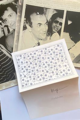 Igor Korchnoi - Schach - original Autogramm + 2 Fotos - Größe 13 x 9 cm
