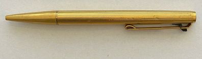 Montblanc - seltener Kugelschreiber Goldfarbend mit Mine - Funktionsfähig
