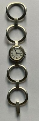 Dugena 17 Rubis Damen - Vintage Armbanduhr 70er Jahre - Werk läuft