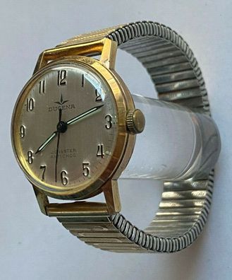 Dugena Jongster - Handaufzug - Vintage Uhr Herren - Werk läuft