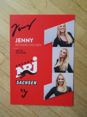 Radio Energy NRJ Moderatorin Jenny - handsigniertes Autogramm!!
