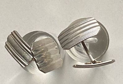 Art Deco Manschettenknöpfe - Juwelliersarbeit - 835er Silber