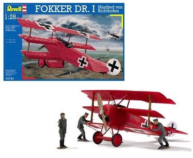 Revell 04744 - Fokker Dr.I - Richthofen. 1:28