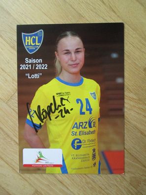 HCL Handball-Club Leipzig Lotta Röpcke - handsigniertes Autogramm!!!