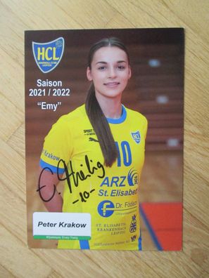 HCL Handball-Club Leipzig Emely Theilig - handsigniertes Autogramm!!!