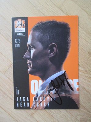 Basketball Ratiopharm Ulm Trainer Jaka Lakovic - handsigniertes Autogramm!!!