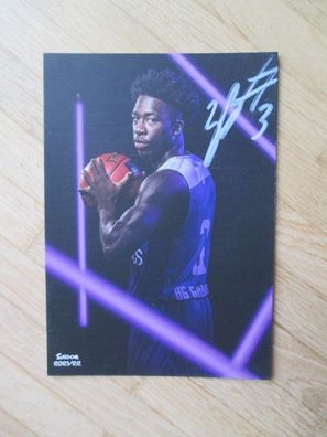 Basketball Bundesliga BG Göttingen Zack Bryant - handsigniertes Autogramm!!!